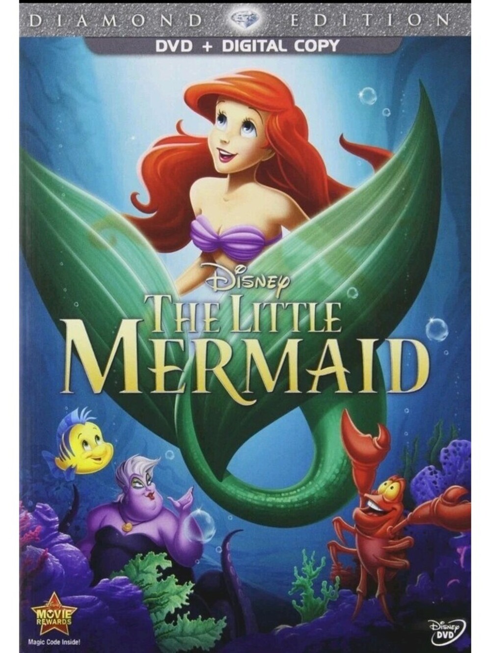 The Little Mermaid [DVD Diamond Edition] Includes Digital Copy Disney NEW SEALED